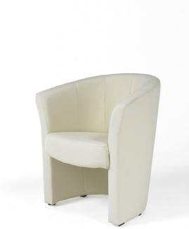 Cocktailsessel Clubsessel Loungesessel Bürosessel - Salyn - Creme