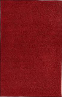 Kurzflor Teppich Pure Uni Rot - 160x240x1,3cm
