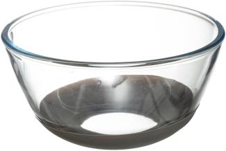 Küchenschüssel aus Glas, Silikon, 2,2 L
