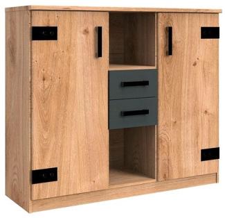 Highboard LIVERPOOL Plankeneiche