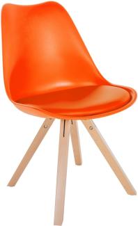 Stuhl Sofia Kunststoff Square orange