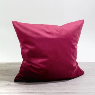 Kissen Deko von Lysel - bordeaux Samtia 50x50 Polyester kissenbezug Dekokissen