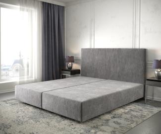 Boxspringgestell Dream-Well Mikrofaser Taupe 180x200