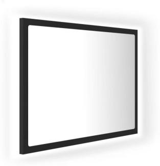 LED-Badspiegel, Spanplatte Grau, 60 x 8,5 x 37 cm