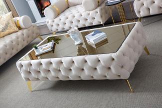 Couchtisch Tische Chesterfield Glas Tisch Design Möbel Luxus Sofa
