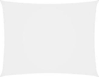 Sonnensegel Oxford-Gewebe Rechteckig 3x4,5 m Weiß