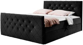 Boxspringbett Utren (Amor Velvet 4322, Größe: 160x200 cm)