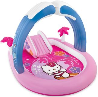 Intex Kinder Swimming Pool und Planschbecken mit Wasserspielfunktion "Hello Kitty"