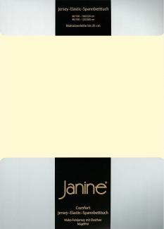 Janine Jersey Elastic Spannbetttuch | 180x200 cm - 200x220 cm | champagner