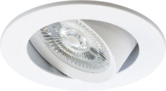 ISOLED LED Einbauleuchte Slim68 MiniAMP weiß, rund, 8W, 24V DC, warmweiß, nicht dimmbar
