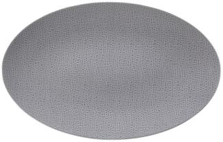 Seltmann & Weiden Servierplatte oval 40x26 cm Fashion elegant grey 001. 743895