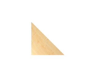 Verkettungswinkel eckig 80cm, Ahorn