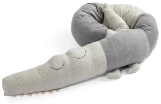 Sebra Bettschlange Gestrickt Sleepy Croc Elephant Grey 300130038