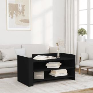 vidaXL Couchtisch Schwarz 100x50x50 cm Holzwerkstoff