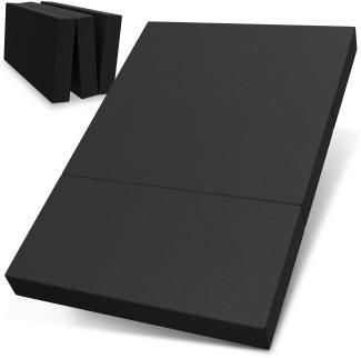 Bestschlaf Klappmatratze Gästematratze, 120x195x15 cm, schwarz