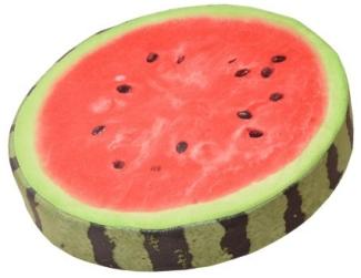 Doppler Sitzkissen Frucht ca. Ø 38 cm x 6 cm, D. Wassermelone, mit RV