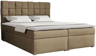 Boxspringbett Malmo Box (Farbe: Kronos 35, Größe: 140x200 cm)