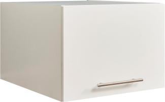 LAUNDREEZY Schrankaufsatz für Waschmaschinenschrank, Weiß - Aufsatzschrank für zusätzlichen Stauraum in der Waschküche - 50 x 38 x 67,5 cm (B/H/T)