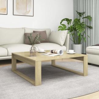 vidaXL Couchtisch Sonoma-Eiche 100x100x35 cm Spanplatte [808633]