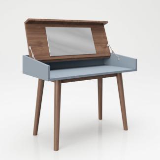 PLAYBOY 'HENRIETTE' Schreibtisch/Schminktisch mit Klappe & integriertem Spiegel