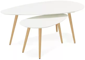 Kokoon Design Couchtisch Gosmi Weiß