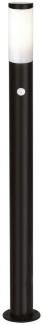 BRILLIANT Dody Außenstandleuchte Bewegungsmelder schwarz | 1x A60, E27, 20W, geeignet für Normallampen (nicht enthalten)
