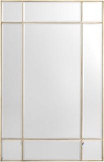 Casa Padrino Luxus Spiegel / Wandspiegel Vintage Messingfarben 90 x 3 x H. 140 cm - Luxus Möbel