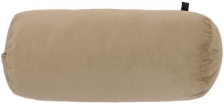 Overseas Enzo Nackenrollkissen, Beige, 18 x 45 cm