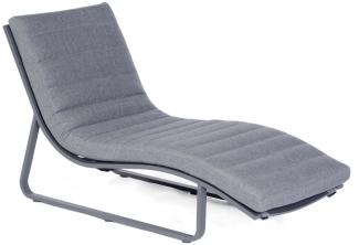 Sonnenpartner Lounge-Liege Cloud Aluminium anthrazit mit Auflage Relaxsessel Gartenliege