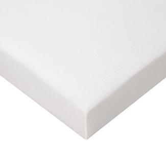 FabiMax 2673 Jersey Spannbettlaken für Kinderbett, 70 x 140 cm, weiß