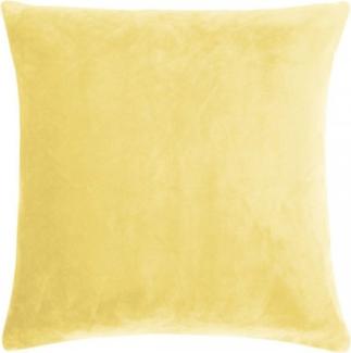 PAD Kissenhülle Samt Smooth Gelb (40x40cm) 10424-E40-4040