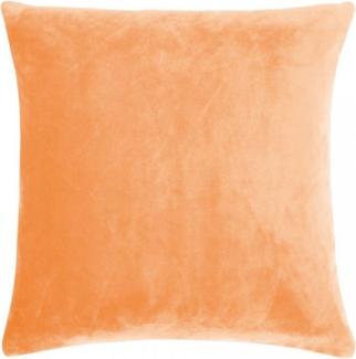 Pad Kissenhülle Samt Smooth Soft Orange (50x50cm) 10424-O25-5050