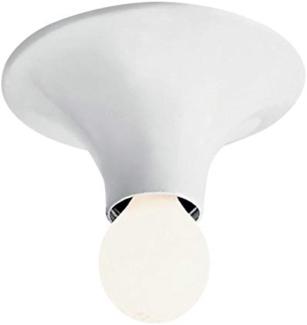 Artemide- Teti Wandleuchte/Deckenlampe aus Polycarbonat in weiß. Made in Italy