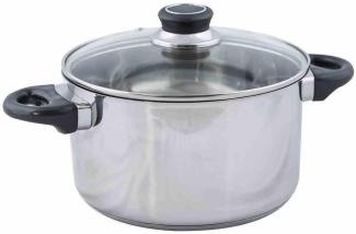 Fleischtopf 24cm Kochen Kochutensilien Herd Küche Küchenhelfer Braten Suppen NEU