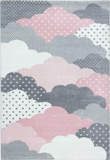 Kinder Teppich Bianca Läufer - 80x150 cm - Pink