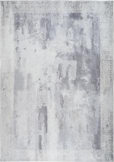 Kurzflorteppich Zabibu 100 Grau 170 x 240 cm