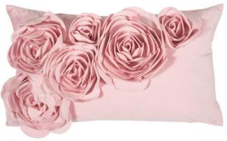 PAD Kissenhülle Samt Floral Rose (30x50cm) 13599