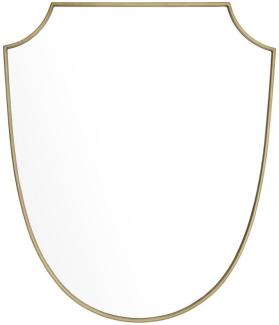 Casa Padrino Luxus Spiegel Messing 61 x H. 72 cm - Designer Wandspiegel