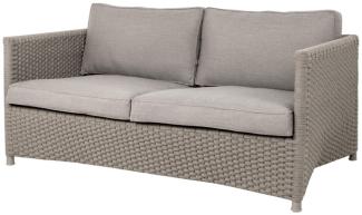 Cane-Line Diamond 2-Sitzer Sofa Rope/Natte Taupe inkl. Kissenset