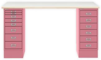 Bisley Home MultiDesk PW601 plywood/pink - 44,360 kg