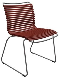 Outdoor Stuhl Click ohne Armlehne paprika