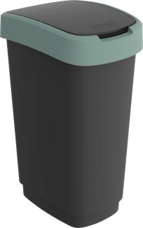 Rotho Swingeimer Twist 10 L schwarz misletoe green