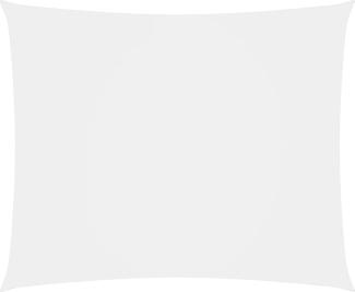 Sonnensegel Oxford-Gewebe Rechteckig 4x5 m Weiß
