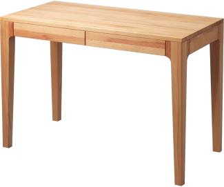 Design-Schreibtisch Schubladen mit Softeinzug Kernbuche Bürotisch - (2241)