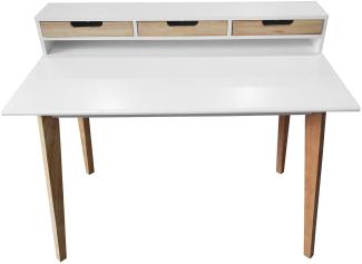 Schreibtisch DENKTE in weiß, T60 x B110 x H90 cm