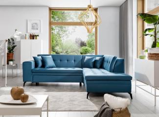 Wohnideebilder Lanvin Blau Ecksofas & Eckcouches CO-LAN-RT-38SA