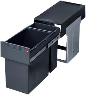 HAILO 3666111 TANDEM Abfallsorter 31 (24+7) Liter ab 30 cm Schrankbreite / Abfalltrennsystem