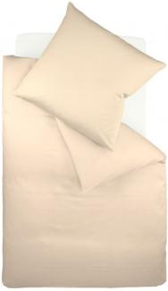 Fleuresse Interlock-Jersey-Bettwäsche colours beige 2043 Größe: 155 x 200 cm