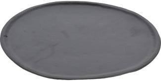 Ovales Tablett, matt, 30 cm