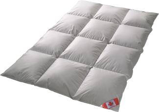 Canada extra warme Winter Decke Kassetten Hochsteg 100% Daune 200x220 cm C5